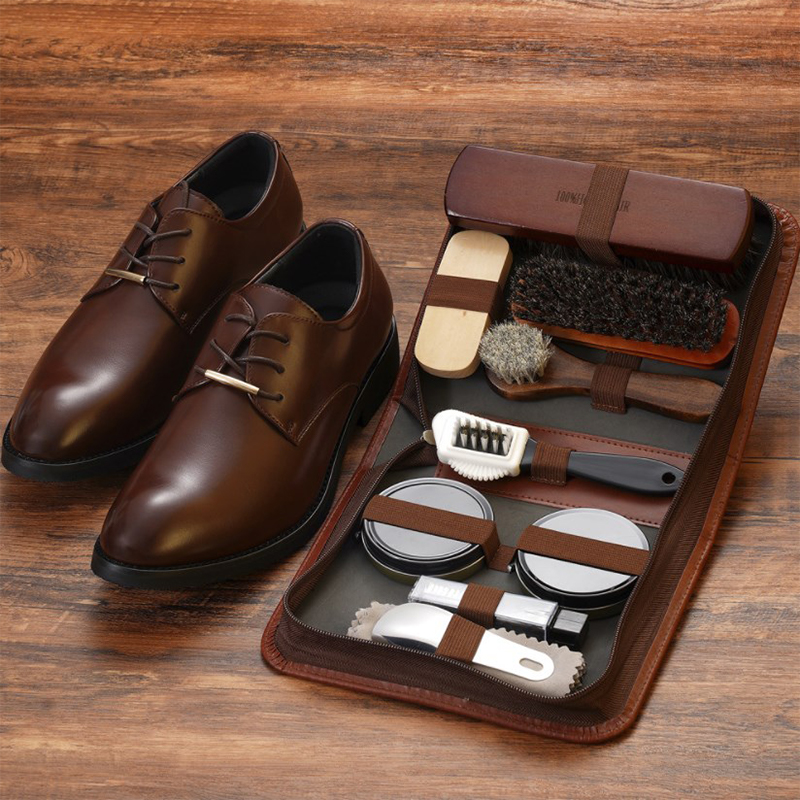 Sneaker Care Spray - HorseHair Shoe Brush Set Leather Care