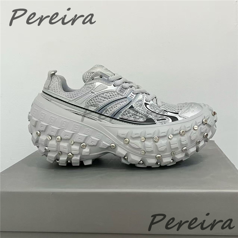 Leather Sneaker Care Kit - Rivet Thick Soled Casual Sneakers for