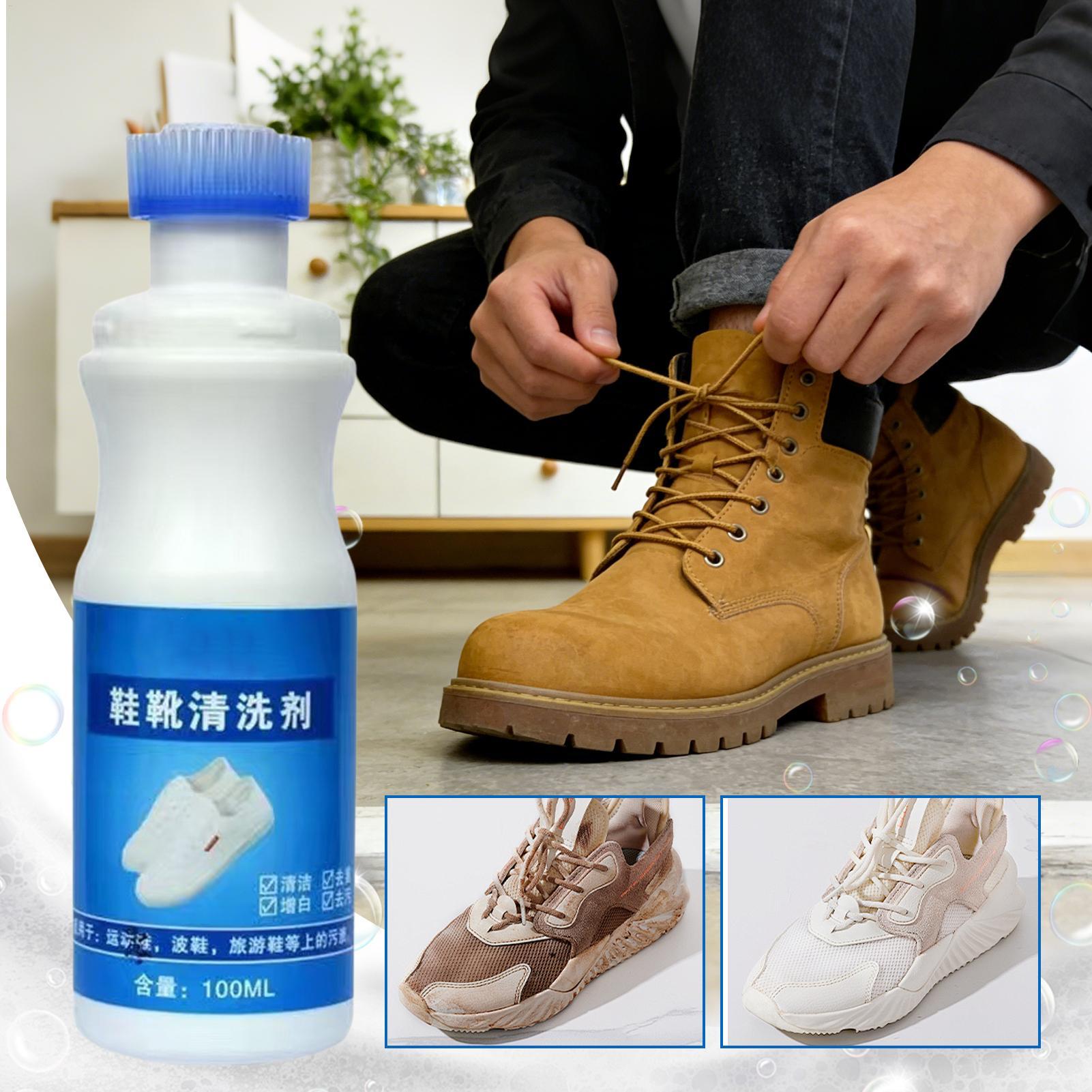 White Shoe Cleaner 100ml Foam  - đánh giá và giá Sneaker Care Spray